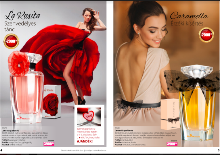 La Rosita és Caramella – Próbáld ki két új parfümünket Ingyen!